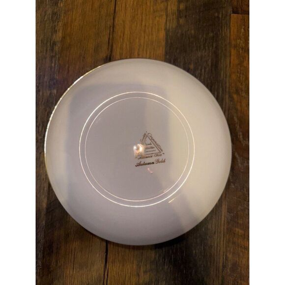 Set of 8 Century Service Autumn Gold Desert Plates - Picture 3 of 8